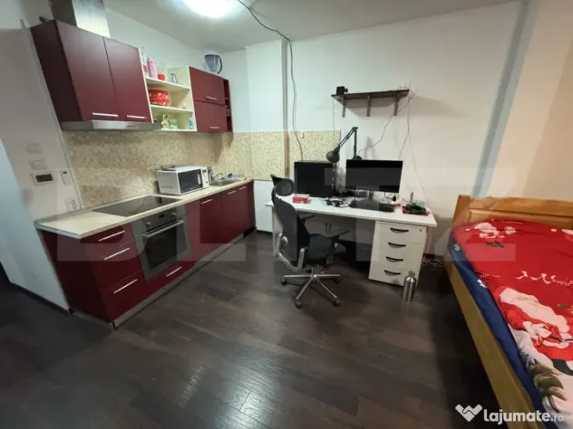 Studio utilat complet, 30 mp, zonă Centrală