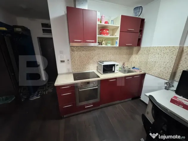 Studio utilat complet, 30 mp, zonă Centrală