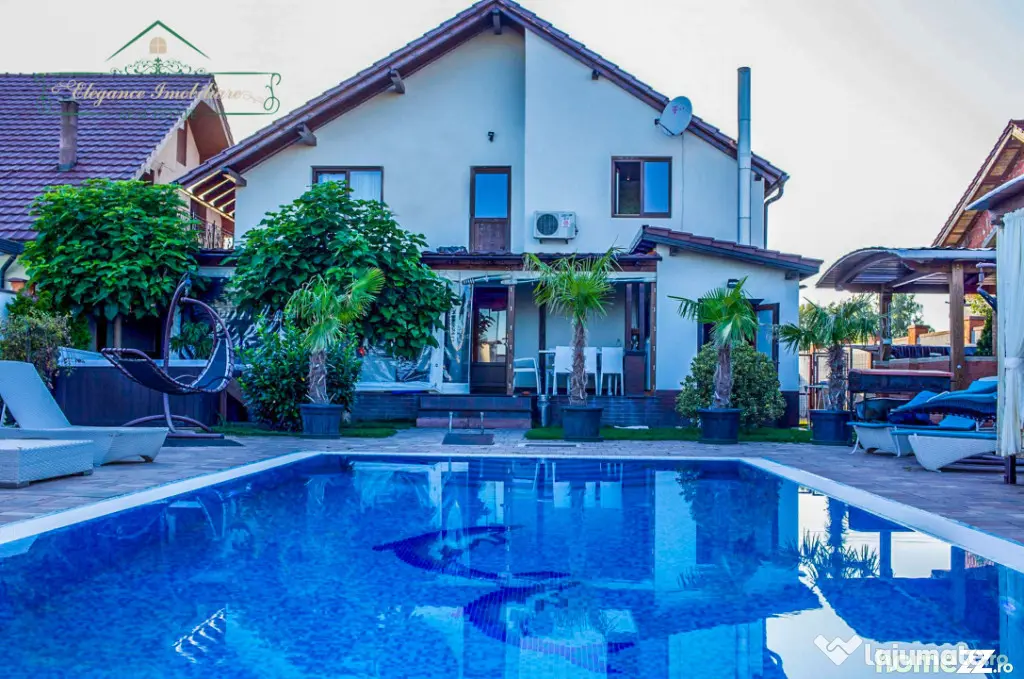 Vilă cu 5 camere, piscină și 805 mp teren, zona Vladimire