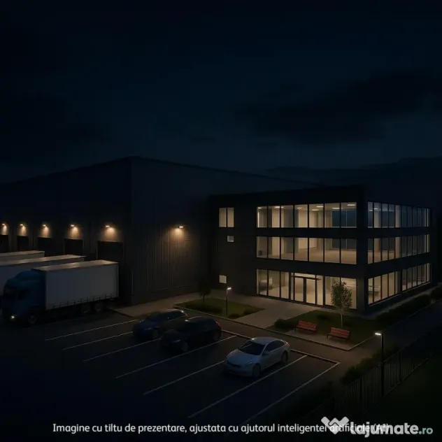 Spatii industriale si birouri 5100 mp in Popesti-Leordeni