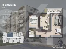 Apartament 2 camere de vanzare zona Postalionului