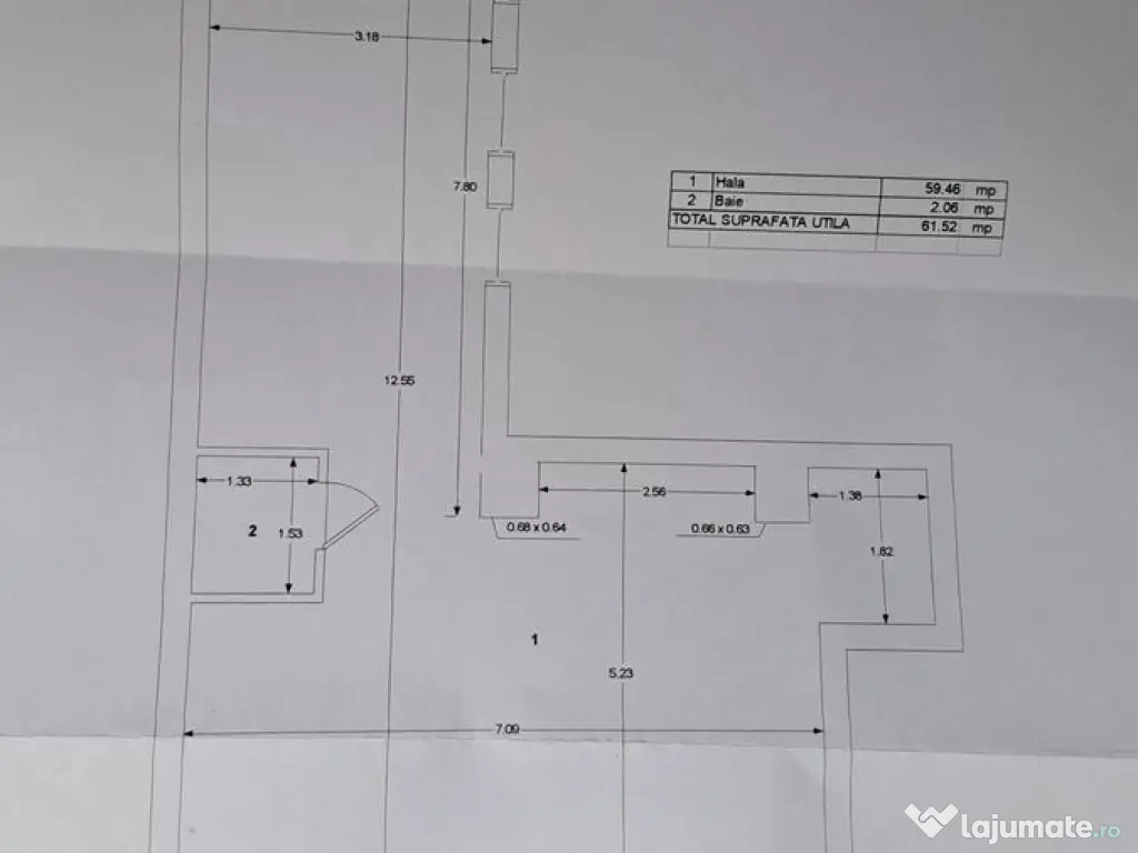 Spatiu comercial 61,52 mp - bd. Timisoara - Drumul Taberei