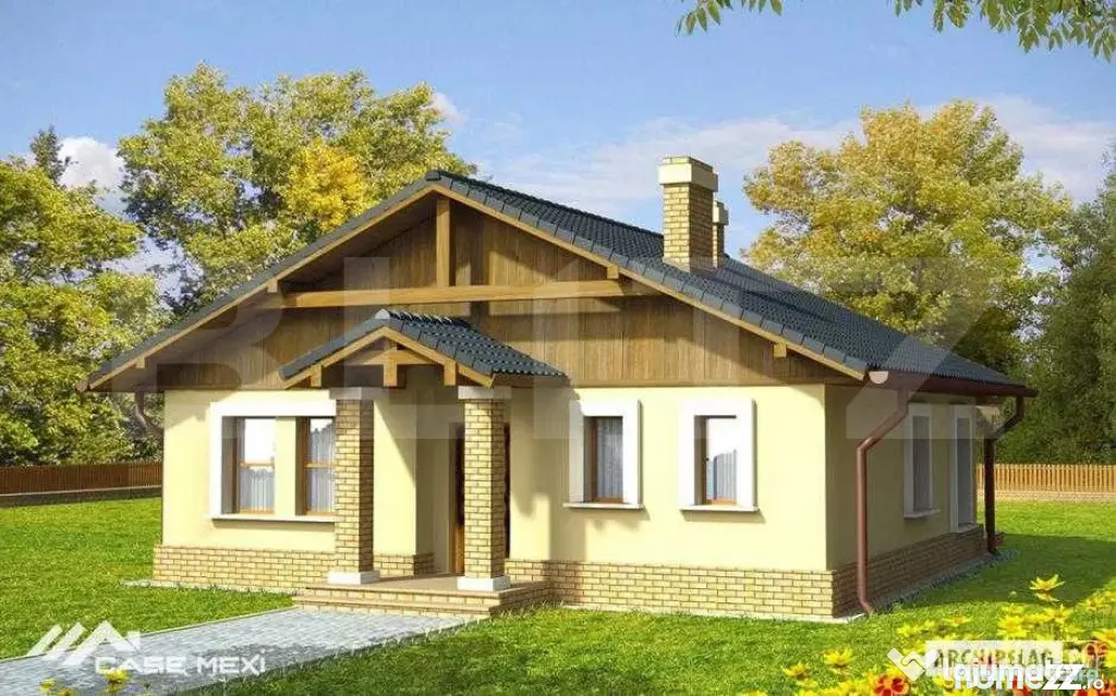 Casa in stadiu de proiect-100mp- teren 550mp- Vacaresti