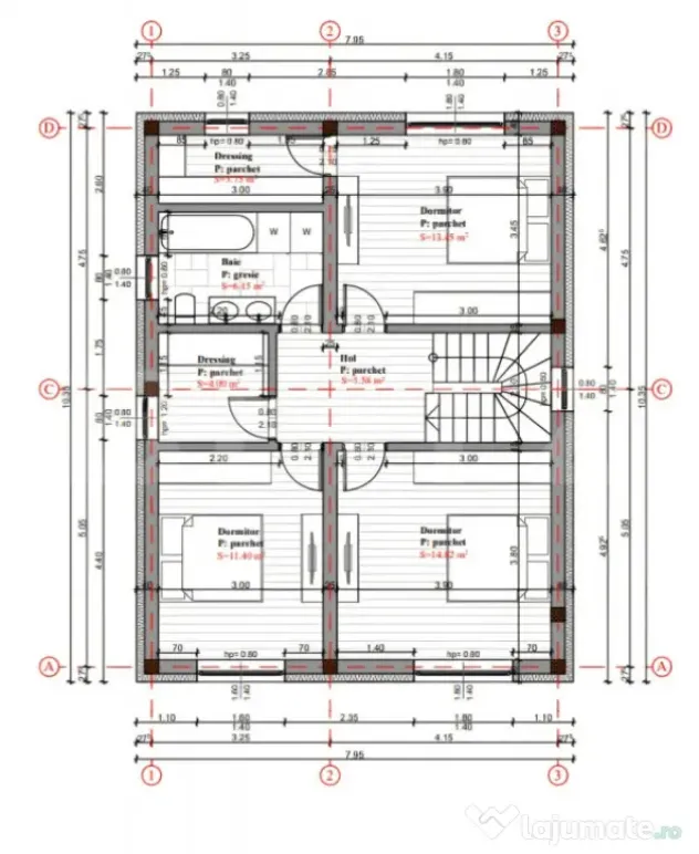 Casa cu 4 camere, 118 mp, zona Podul Jelnei