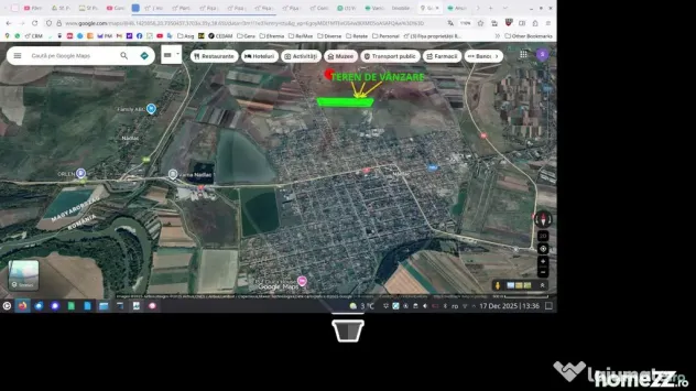 Teren cu potențial de vânzare 46,600mp lângă intravil...