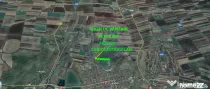 Teren cu potențial de vânzare 46,600mp lângă intravil...