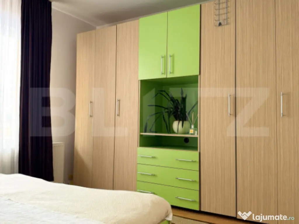Apartament 2 camere 57 mp, etaj intermediar, parcare, zona E - Floresti (Cluj)