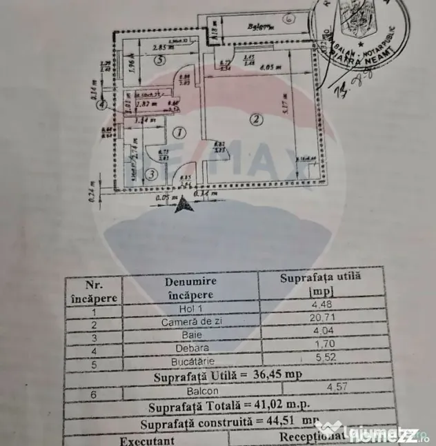 Apartament cu 1 camere de vânzare Zona Carpați, Piatra ...