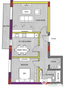 Apartament 2 camere, Decomandat, 57 mp, Imobil Nou, Zona Riv