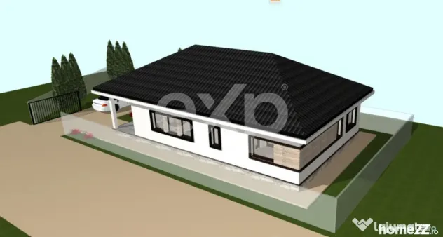 Casă parter 4 camere, la cheie, teren 400 mp, zonă central