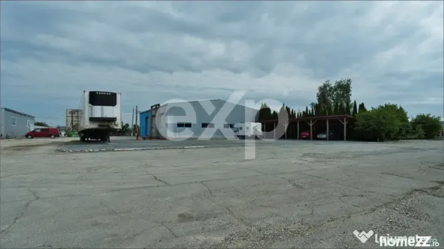 Proprietate industrială cu vizibilitate DN13 – Hală, bir