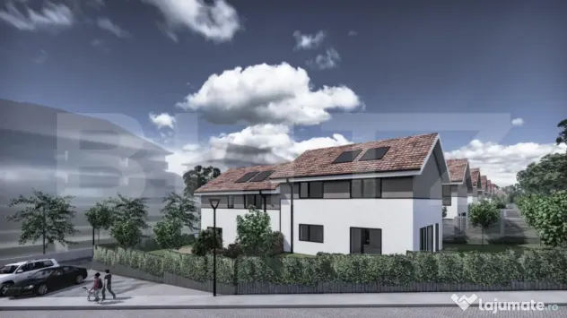 TVA INC, Ansamblu case tip Duplex, 118 mp, 265 teren, Valea