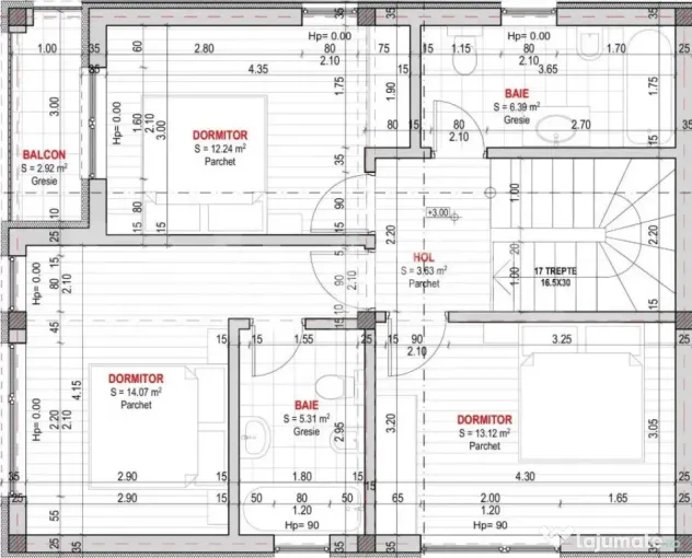 TVA INC, Ansamblu case tip Duplex, 118 mp, 265 teren, Valea