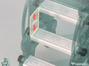 Ansamblu de joaca pentru copii Kinderplay, 4 in 1, cu leagan, tobogan, Blue