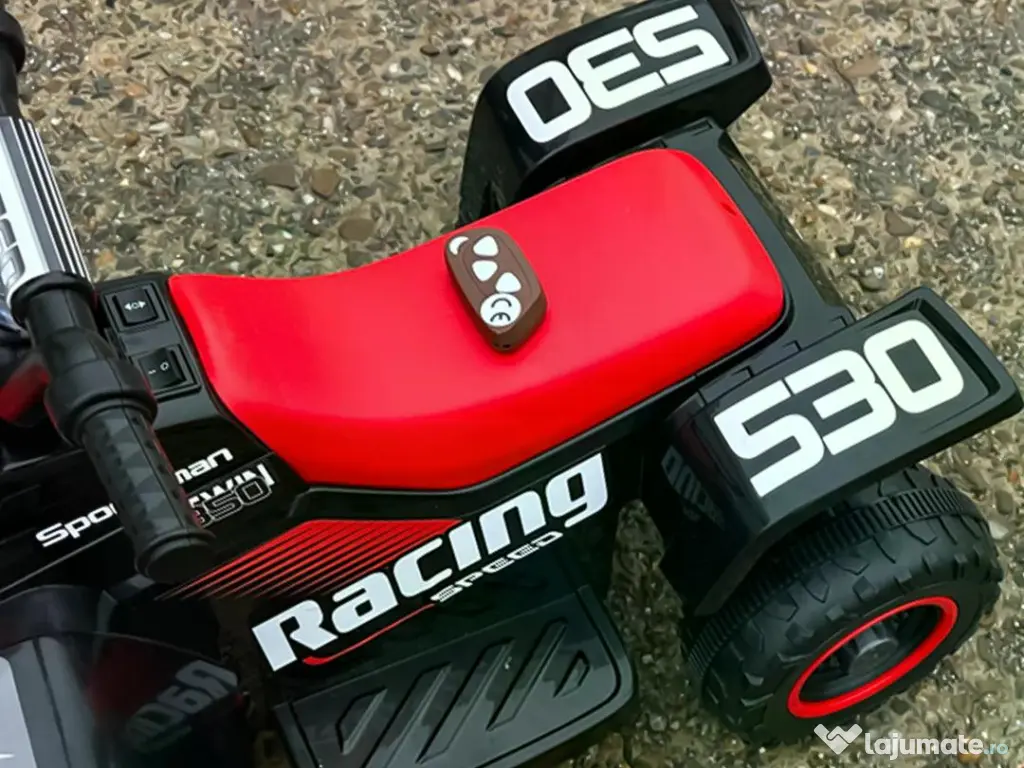 ATV electric pentru copii, Kinderauto BBH-029 35W 6V cu telecomanda Black