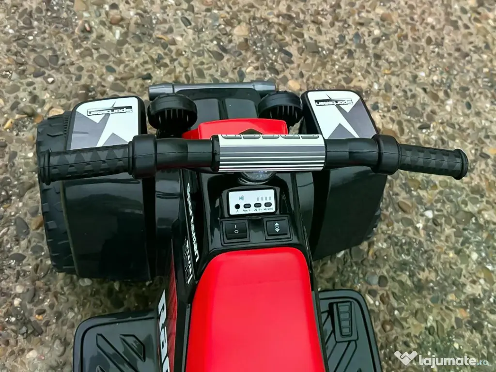 ATV electric pentru copii, Kinderauto BBH-029 35W 6V cu telecomanda Black