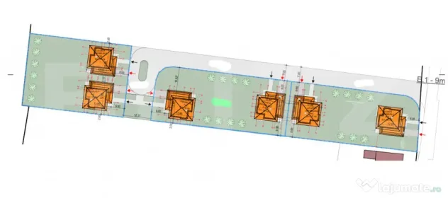 Teren cu o Autorizatie de Construire pentru 2 Case (P+E) în