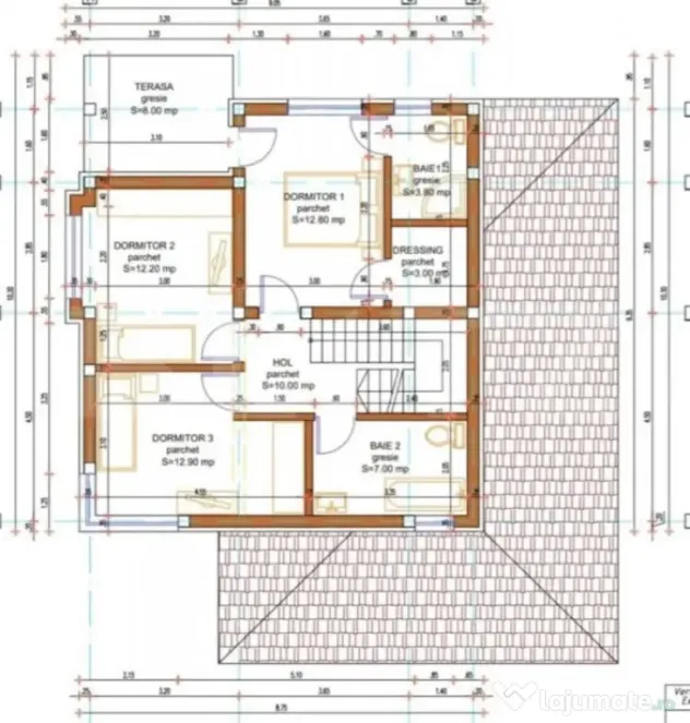 Teren cu o Autorizatie de Construire pentru 2 Case (P+E) în