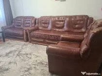 Set Canapea piele ecologică