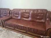 Donez Set Canapea piele ecologică 
