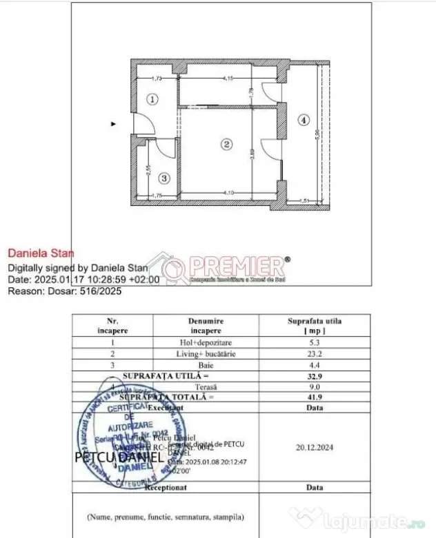 Delta Vacaresti - Targ Vitan - Garsoniera - Gata de mutat