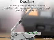 Microfon Vertux Streamer-3 High Intensity Anti-Vibration Black 