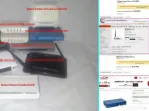 Modem router wireless switch receptor satelit