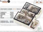 Soseaua Alexandriei, 2 camere constructie noua 