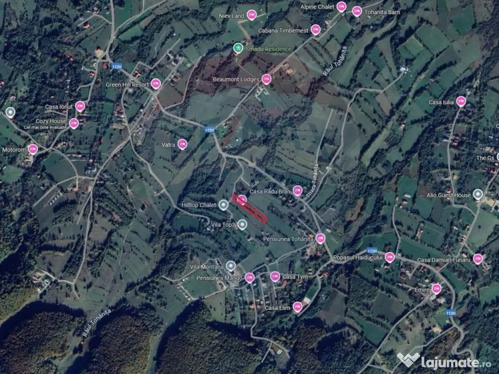 Teren Bran-Zarnesti - Tohanita, 4223mp