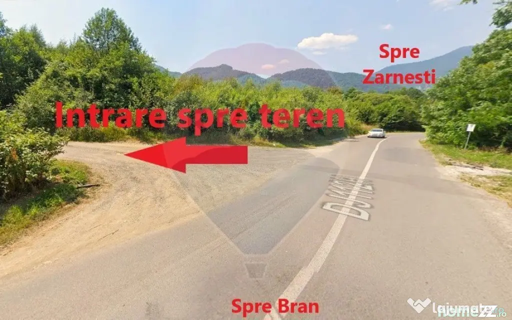 Teren Bran-Zarnesti - Tohanita, 4223mp