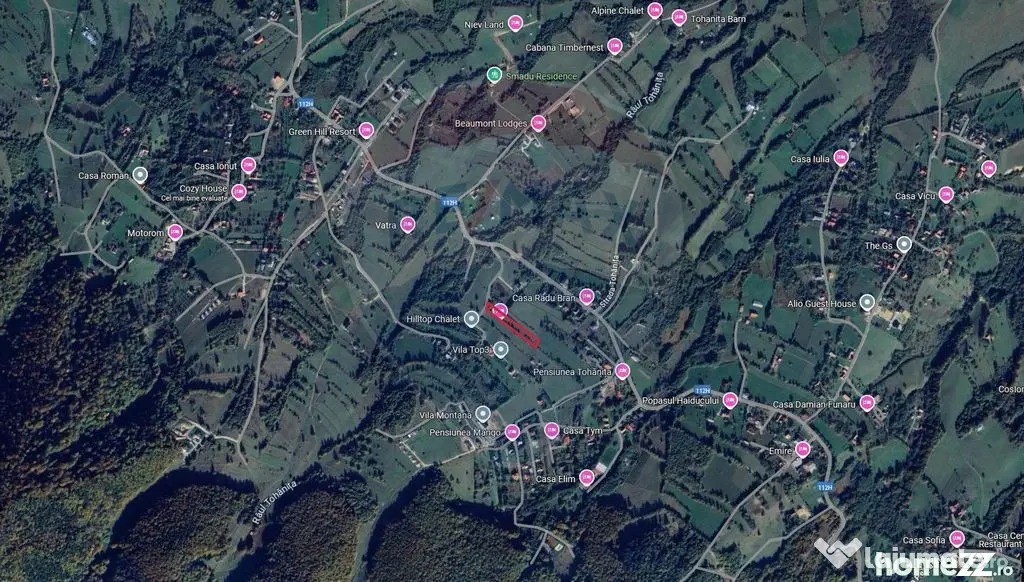 Teren Bran-Zarnesti - Tohanita, 4223mp