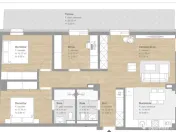 Penthouse 4 camere | Florești, zona Stadion | 86 mp + terasă 20 mp 