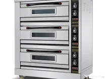 Cuptor profesional - 3 niveluri, cate 2 tavi de 40 x 60 cm pe nivel, trifazic