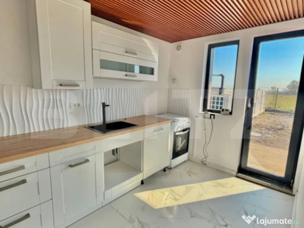 Casa noua, mobilata modern, utilata, 87 mp, Torontalului