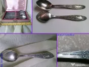 Lingurite vechi rare set 6 buc si Caseta originala 