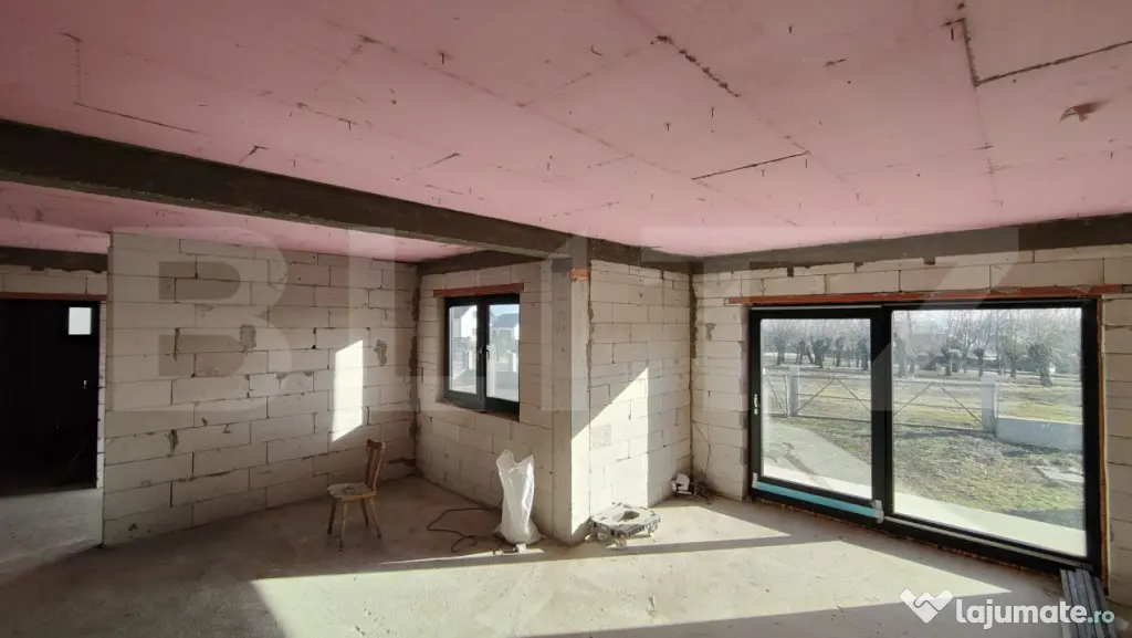Casa individuala pe parter, Danila, 1300 mp teren, 4 camere