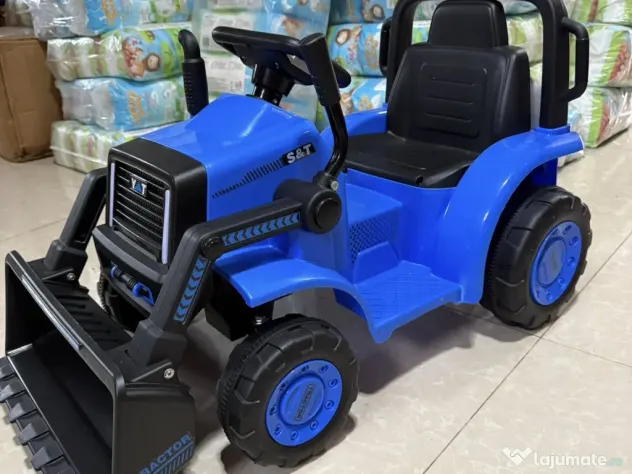 Excavator electric Kinderauto BJYT1066 60W 6V cu telecomanda Blue