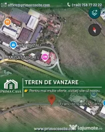 Teren intravilan ~ zona Bariera Brailei / R.A.R ~ 38.000mp ~ Pret: 15€