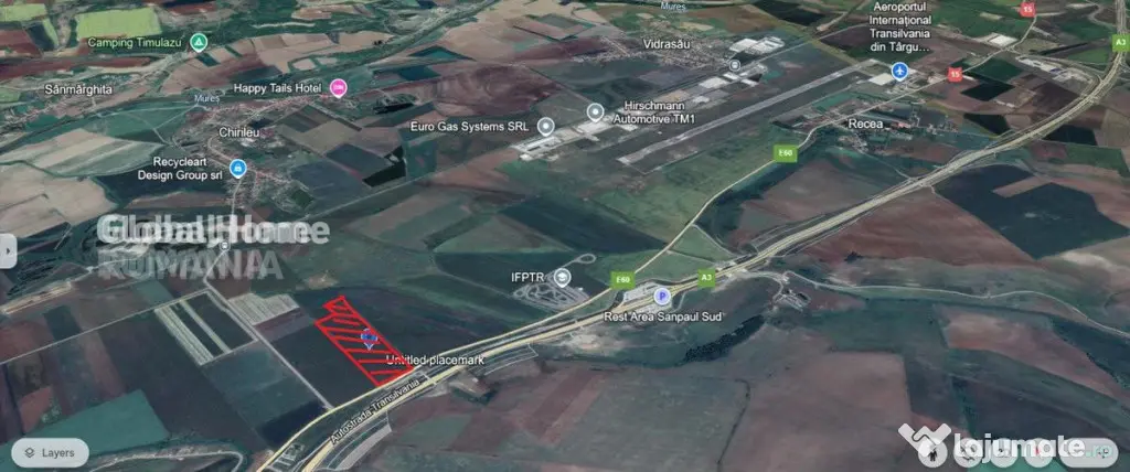 Teren 25000 MP | TG. MURES-SANPAUL | INTRAVILAN | 98 m acces