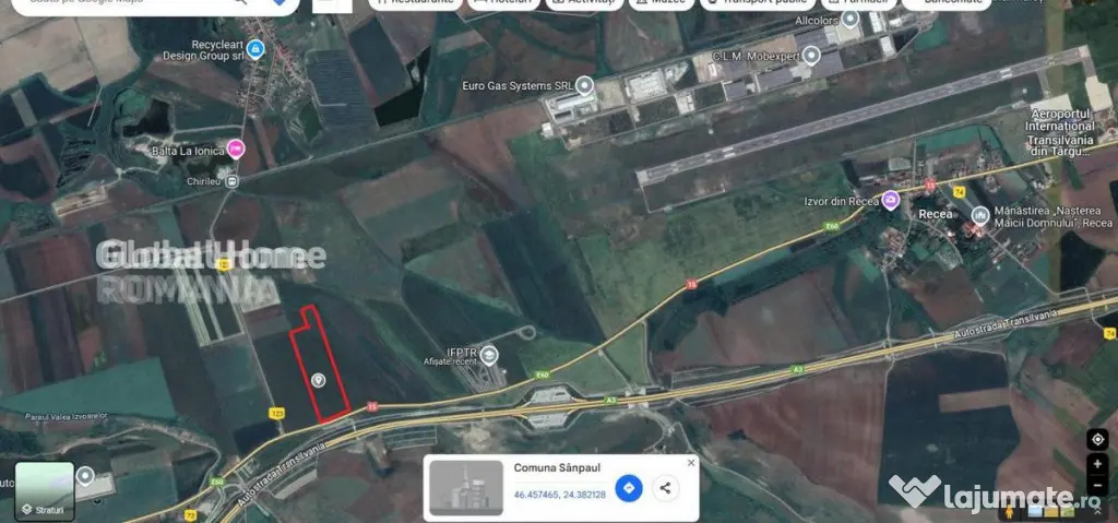 Teren 25000 MP | TG. MURES-SANPAUL | INTRAVILAN | 98 m acces