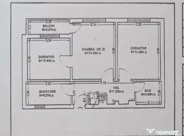 Apartament 3 camere de vanzare in Tomis Nord – Euromaterna - Constanta (Constanta)