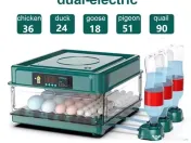 Incubator oua cu capacitate de 36 oua (gaina) si rotire automata 