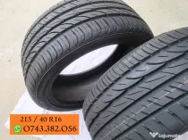 2 anvelope 215/40 R16 Profil intreg- nefolosite, 2 cauciucuri XL