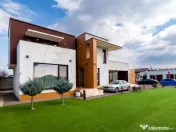 Vila moderna Mioveni | teren 1231 mp | terase, foisor si gar 