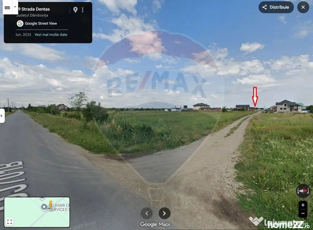 Teren intravilan 516 mp – Tărtășești/DN7 - 25km de ...