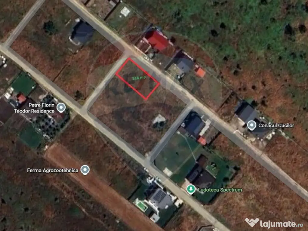 Teren intravilan 516 mp – Tărtășești/DN7 - 25 min d...