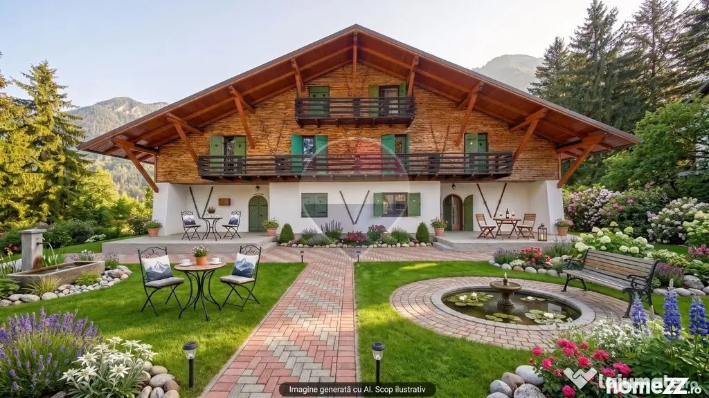 Vilă istorică, activ turistic cu randament 12%, Timișu... - Timisu de Sus (Brasov)