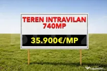 Teren intravilan Mosnita Noua 740mp Front 19m zonă reziden