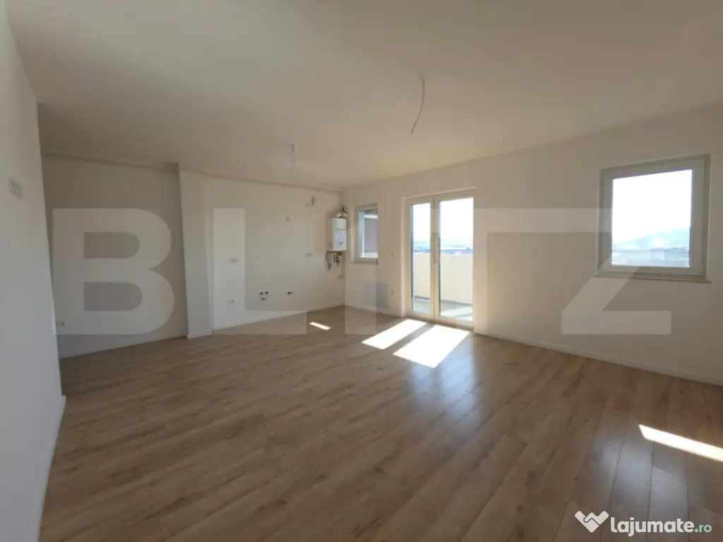 Apartament 3 camere, 2 băi, 2 balcoane, bloc nou