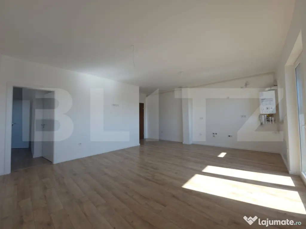 Apartament 3 camere, 2 băi, 2 balcoane, bloc nou